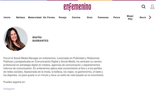 Artículos en enfemenino de Marila Barrantes, enfemenino, aufeminin, belleza, moda, deporte, barceló, échale hielos